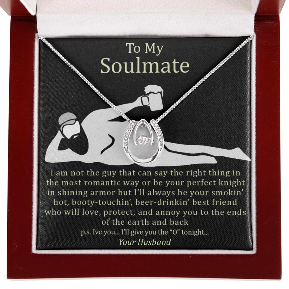 Personalized Valentine Gifts - I Am Not The Guy That Say The Right Thing In Romantic Way - Personalized Necklace