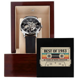 Best Of Year Recorded Many Years Of Being Awesome - Personalized Men's Watch - Best Gift For Men For Him For Husband On Anniversary - Best Birthday's Gift - 301ICNNPWA043