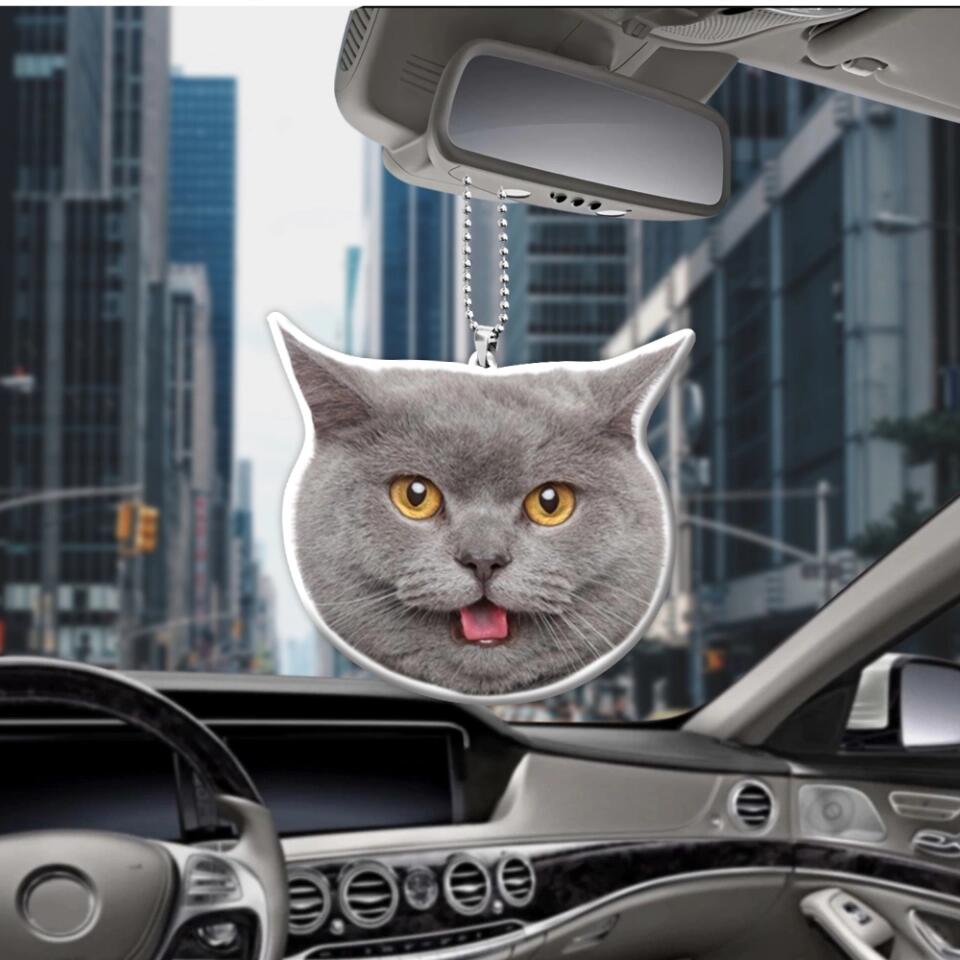 Dog Cat Bff Husband Wife Boyfriend Girlfriend Face Personalized Shape Ornament