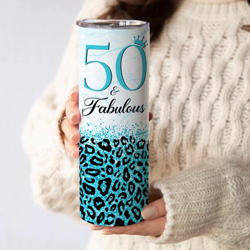 Birthday Gifts for Women Fabulous Personalized Skinny Tumbler