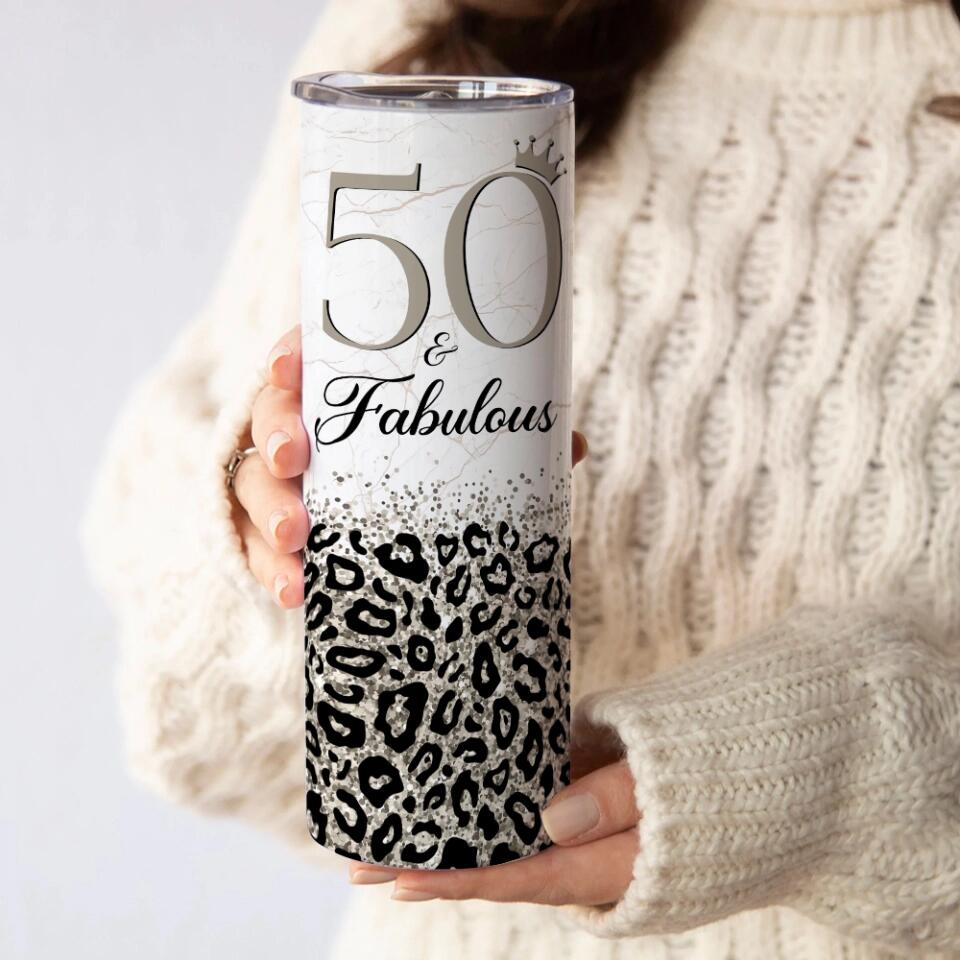 Birthday Gifts for Women Fabulous Personalized Skinny Tumbler