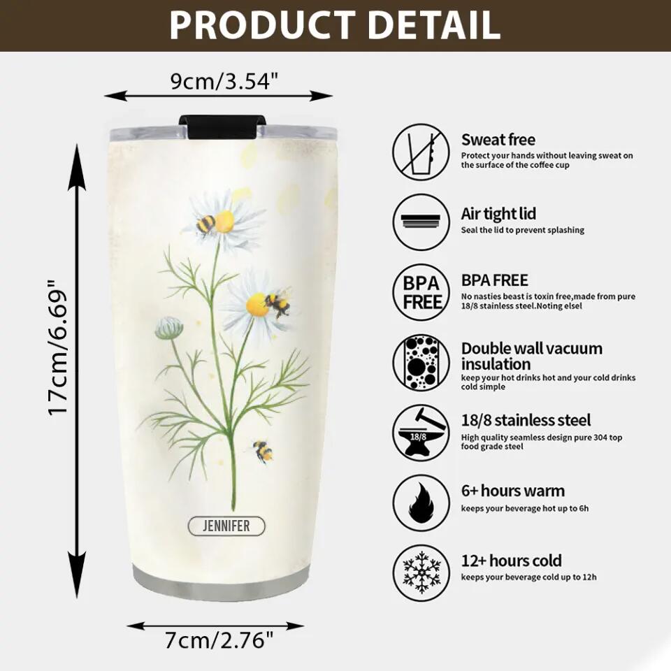 To Our Daughter-In-Law, You're Also Our Daughter-In-Heart - Personalized Tumbler