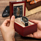 I Choose You To Do Life With - Customized Luxury Men's Watch - Best Gift For Him On Anniversaries Birthday Valentine - 301IHPNPWA100