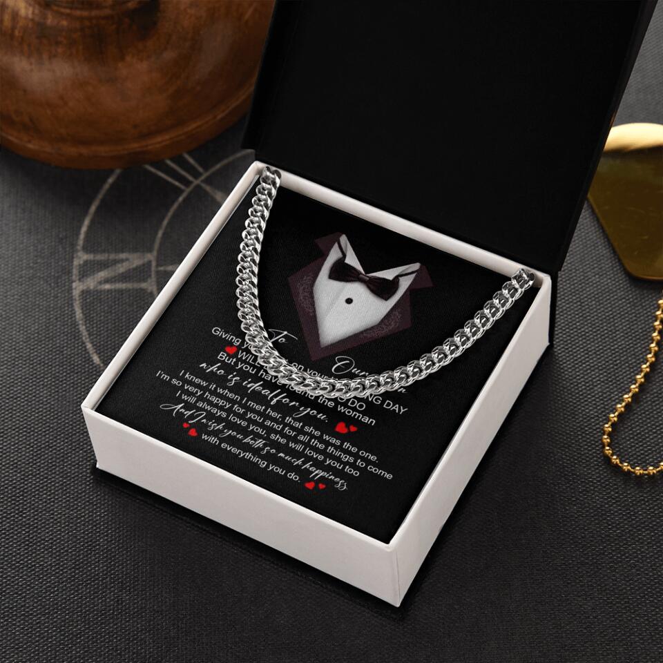 To Our Son On Your Wedding Day - Luxury Men's Watch - Wedding Gift For Son