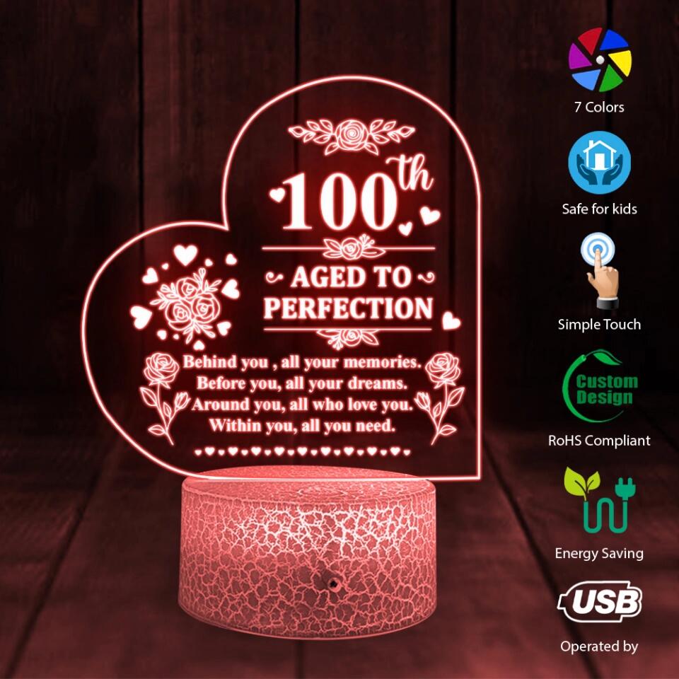 Behind You All Your Memories - Personalized 3D Led Light
