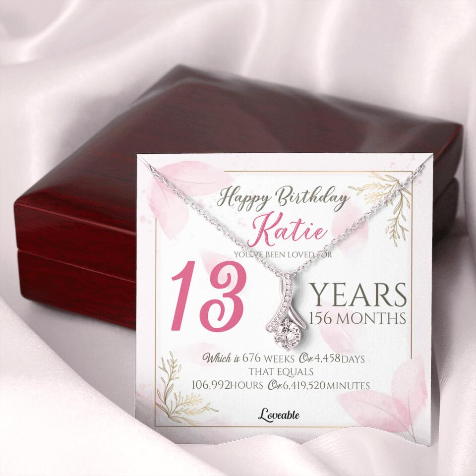 You've Been Loved For Years Personalized Necklaces Birthday Gift For Daughter