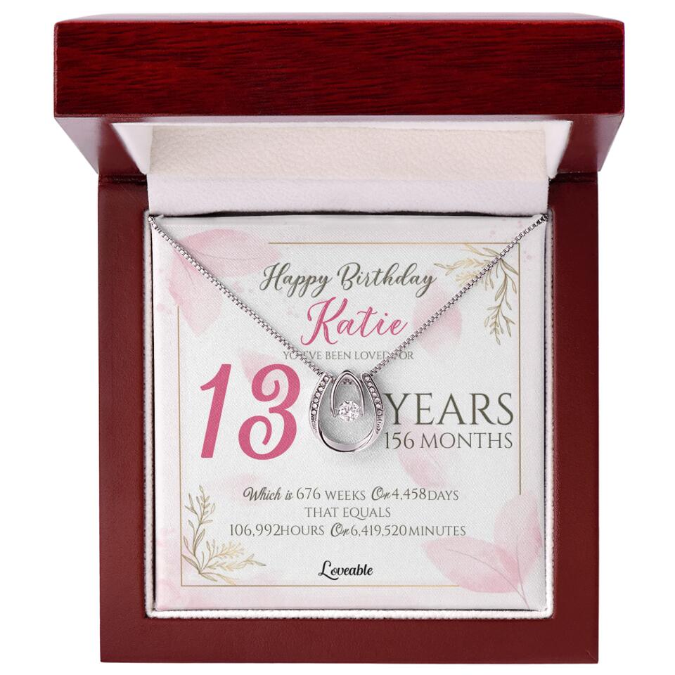 You've Been Loved For Years Personalized Necklaces Birthday Gift For Daughter