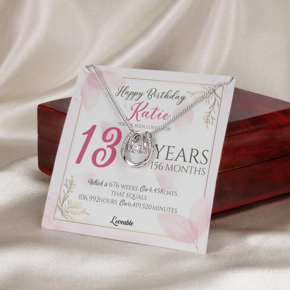 You've Been Loved For Years Personalized Necklaces Birthday Gift For Daughter