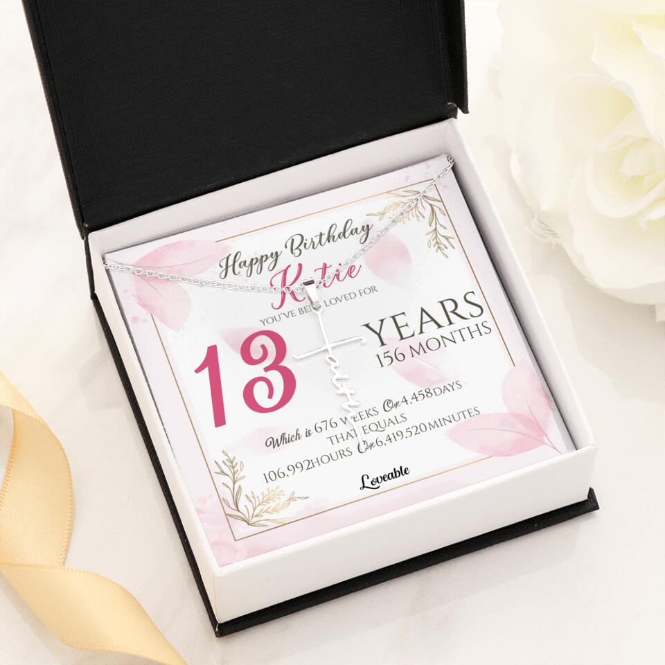 You've Been Loved For Years Personalized Necklaces Birthday Gift For Daughter