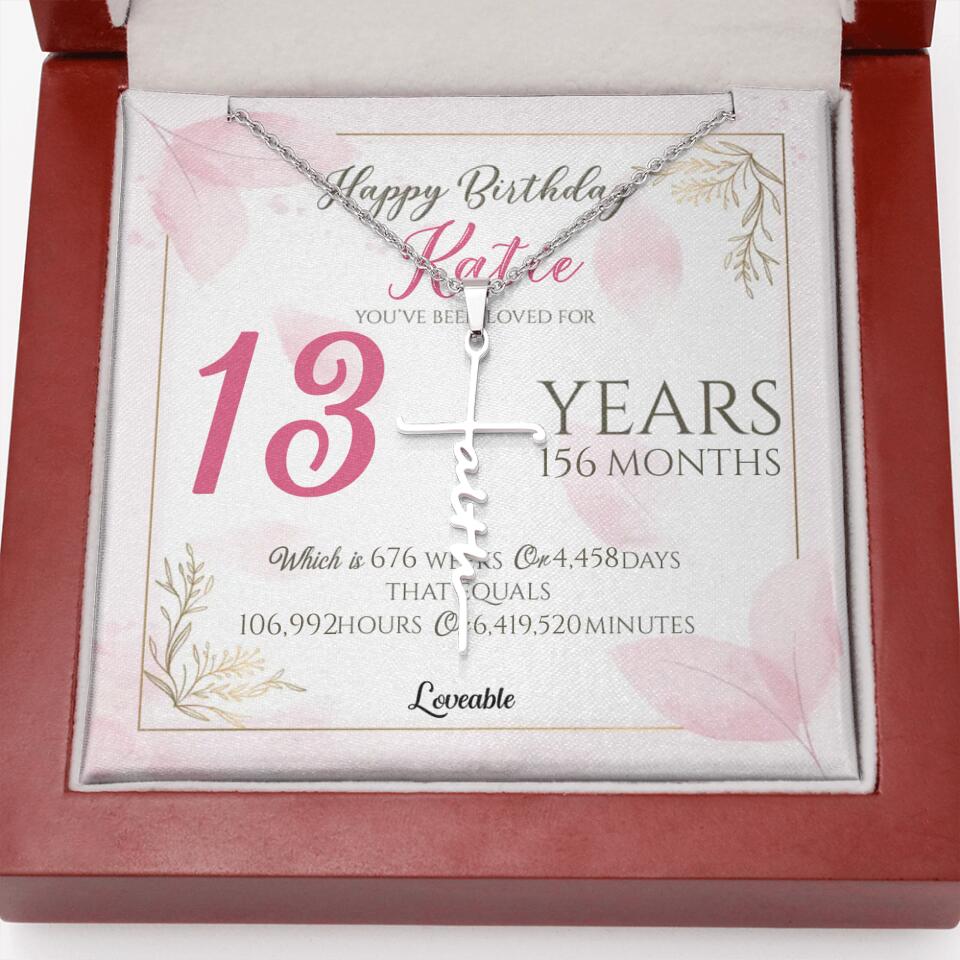 You've Been Loved For Years Personalized Necklaces Birthday Gift For Daughter