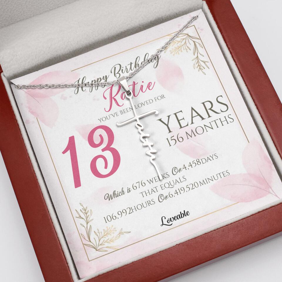 You've Been Loved For Years Personalized Necklaces Birthday Gift For Daughter