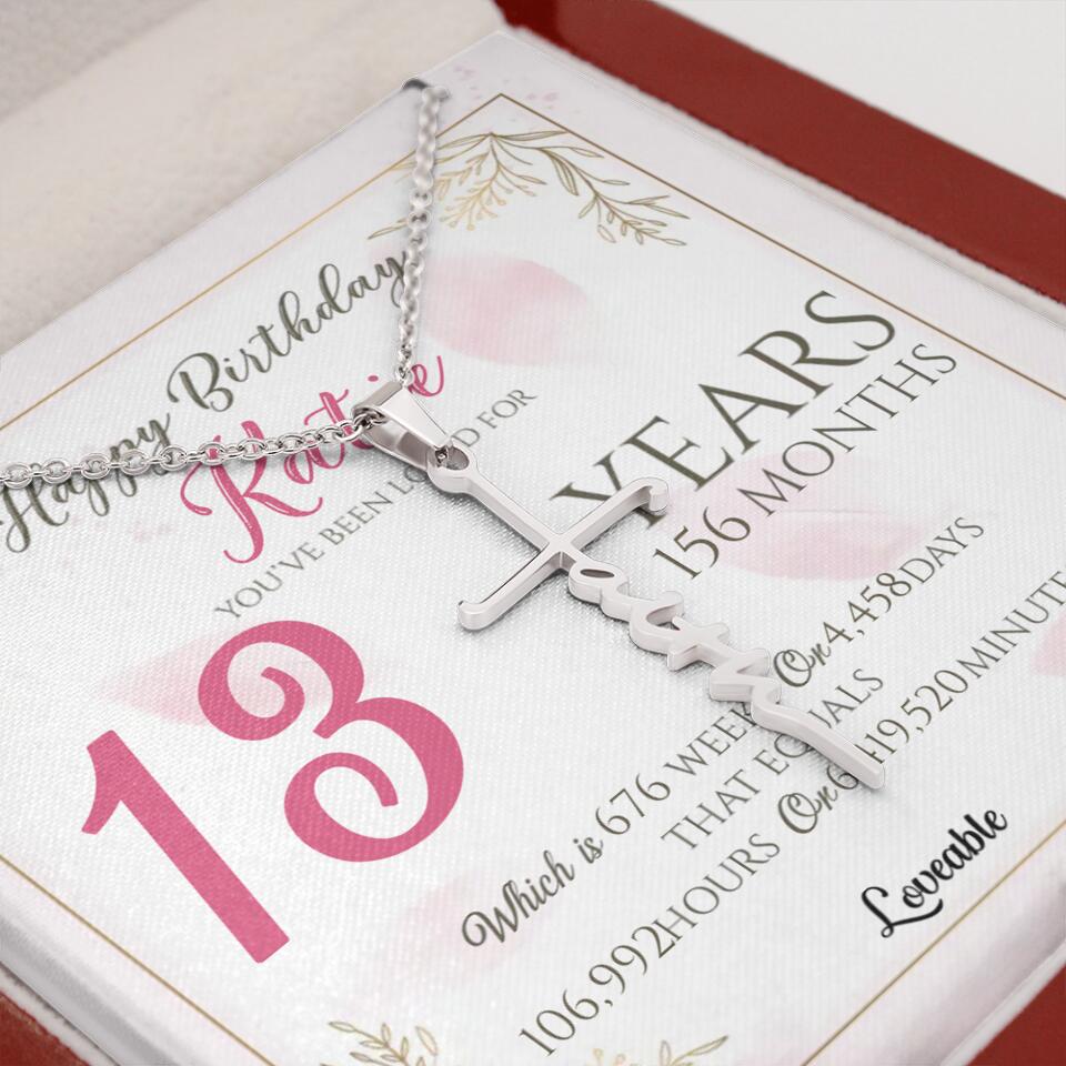You've Been Loved For Years Personalized Necklaces Birthday Gift For Daughter