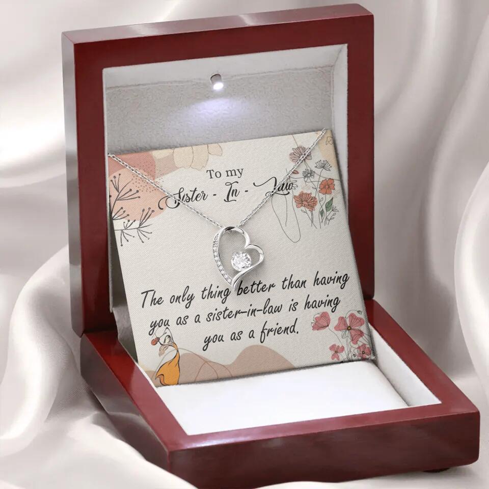 The Only Thing Better Having You as Sister - Necklace Jewelry - Best Gifts For Sister Sister-in-law On Birthdays Welcome - 301IHPVSJE153