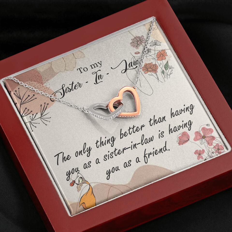 The Only Thing Better Having You as Sister - Necklace Jewelry - Best Gifts For Sister Sister-in-law On Birthdays Welcome - 301IHPVSJE153