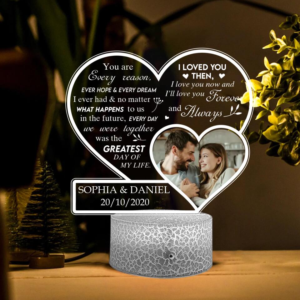 You Are Every Reason Every Hope Every Dream - Personalized 3D LED Light With Remote Color Control - Best Gift For Him Her Couple - 301IHPNPLL173