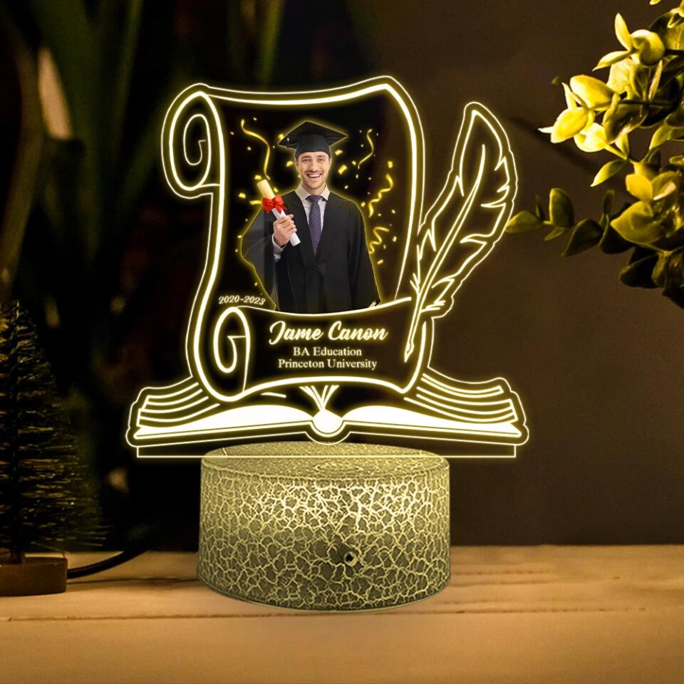 Graduation Celebration Personalized 3D LED Light