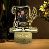 Graduation Celebration - Personalized 3D LED Light Wooden Base - Birthday, Graduate Gift For Students, Graduate Daughters And Sons, Grandkids - 302IHPNPLL200