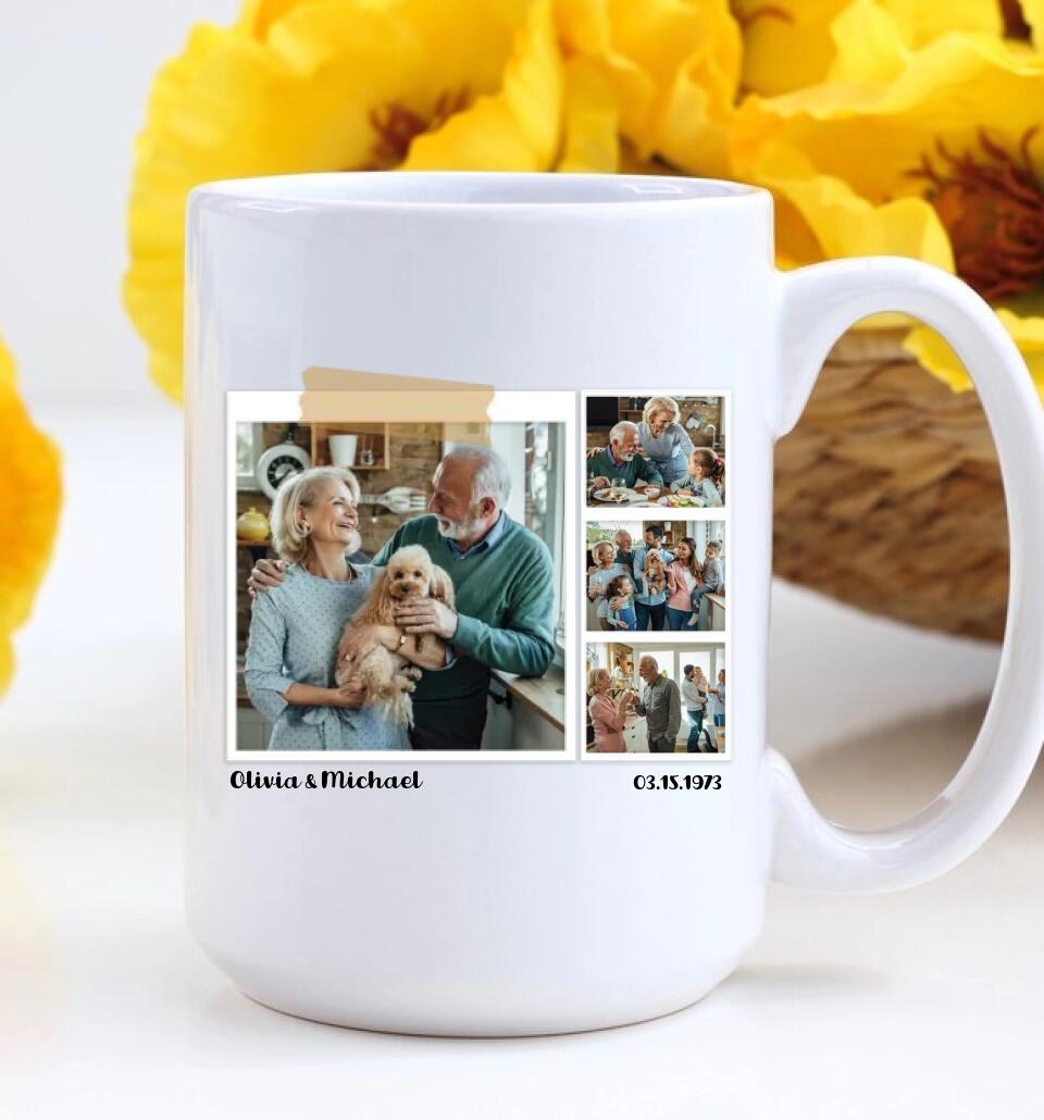 50 Years Down and More Adventures to Go Personalized White Mug