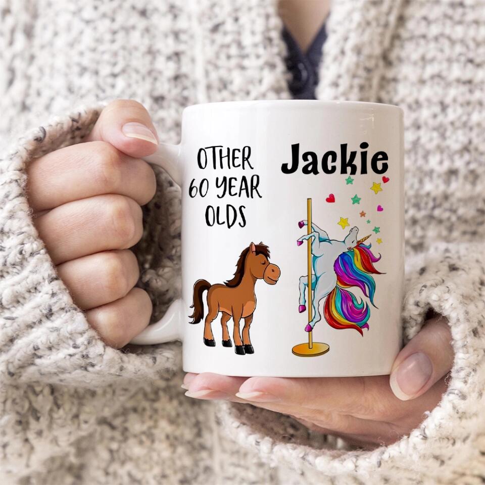 Other 60 Year Olds Sparkle Unicorn Personalized Mug
