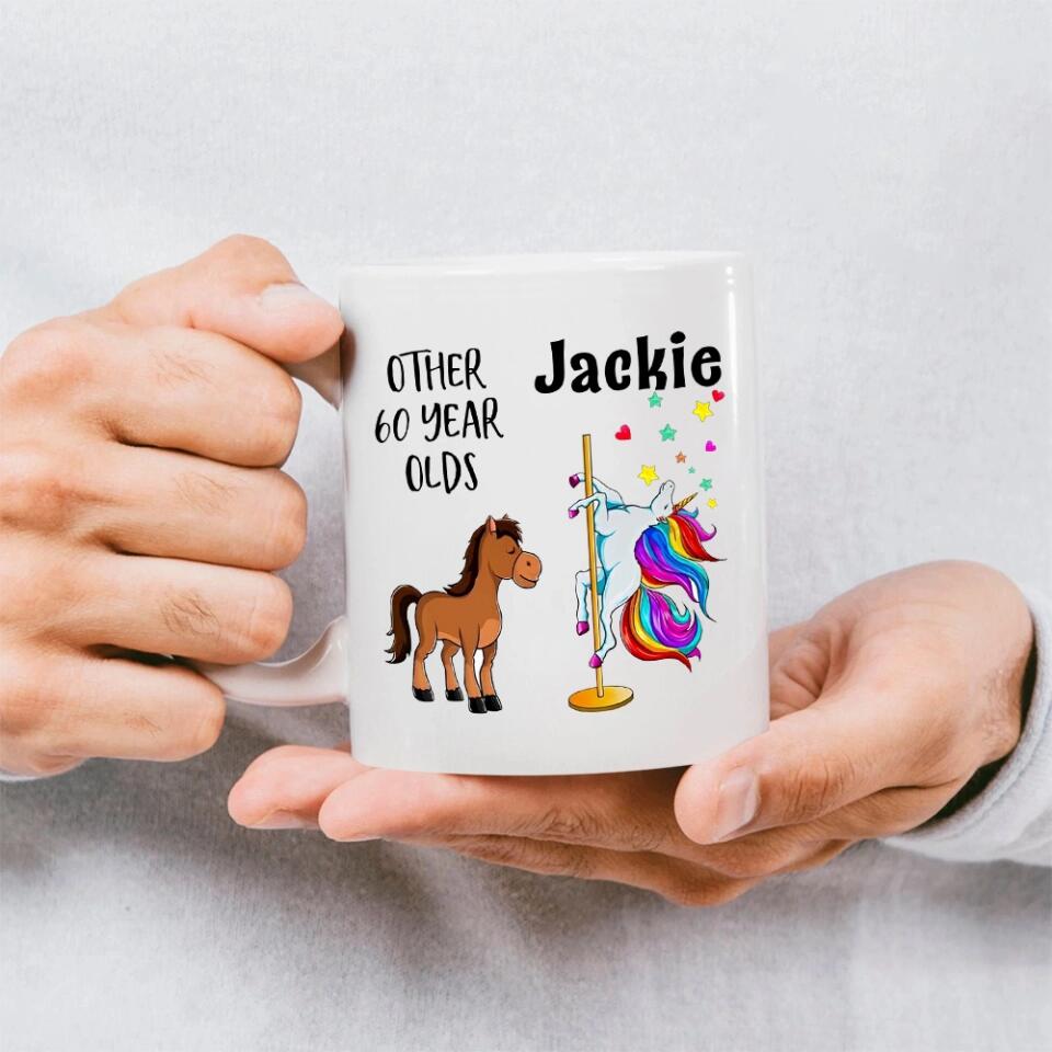 Other 60 Year Olds Sparkle Unicorn Personalized Mug