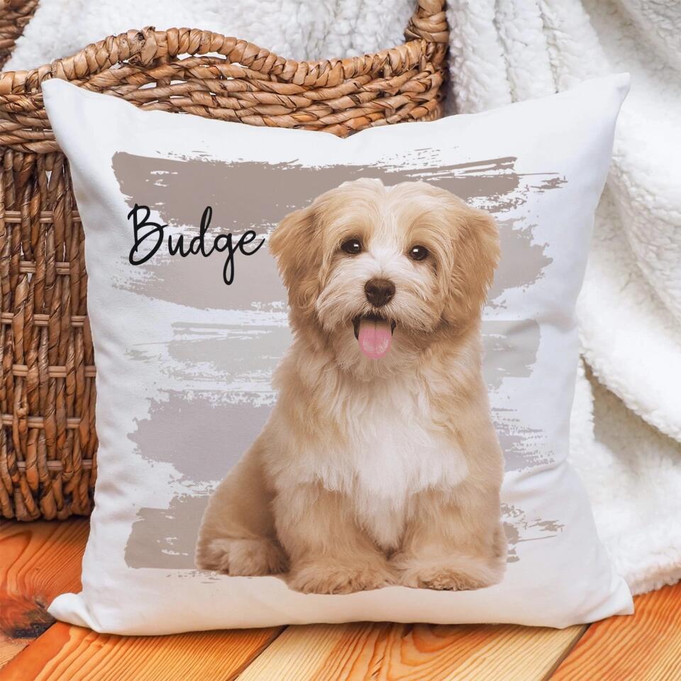 Lovely Dog/Cat Pillow Personalized Upload Photo Linen Pillow