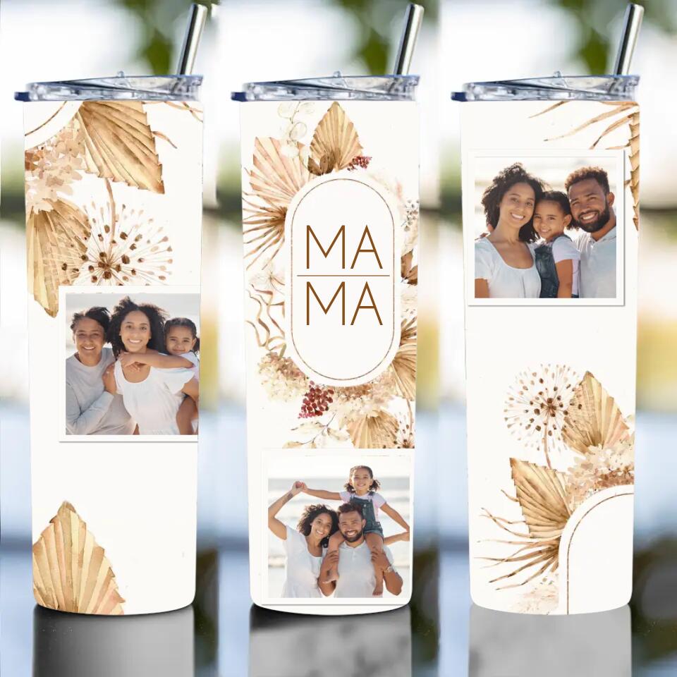 MAMA Collage Photos Personalized 20oz Tumbler