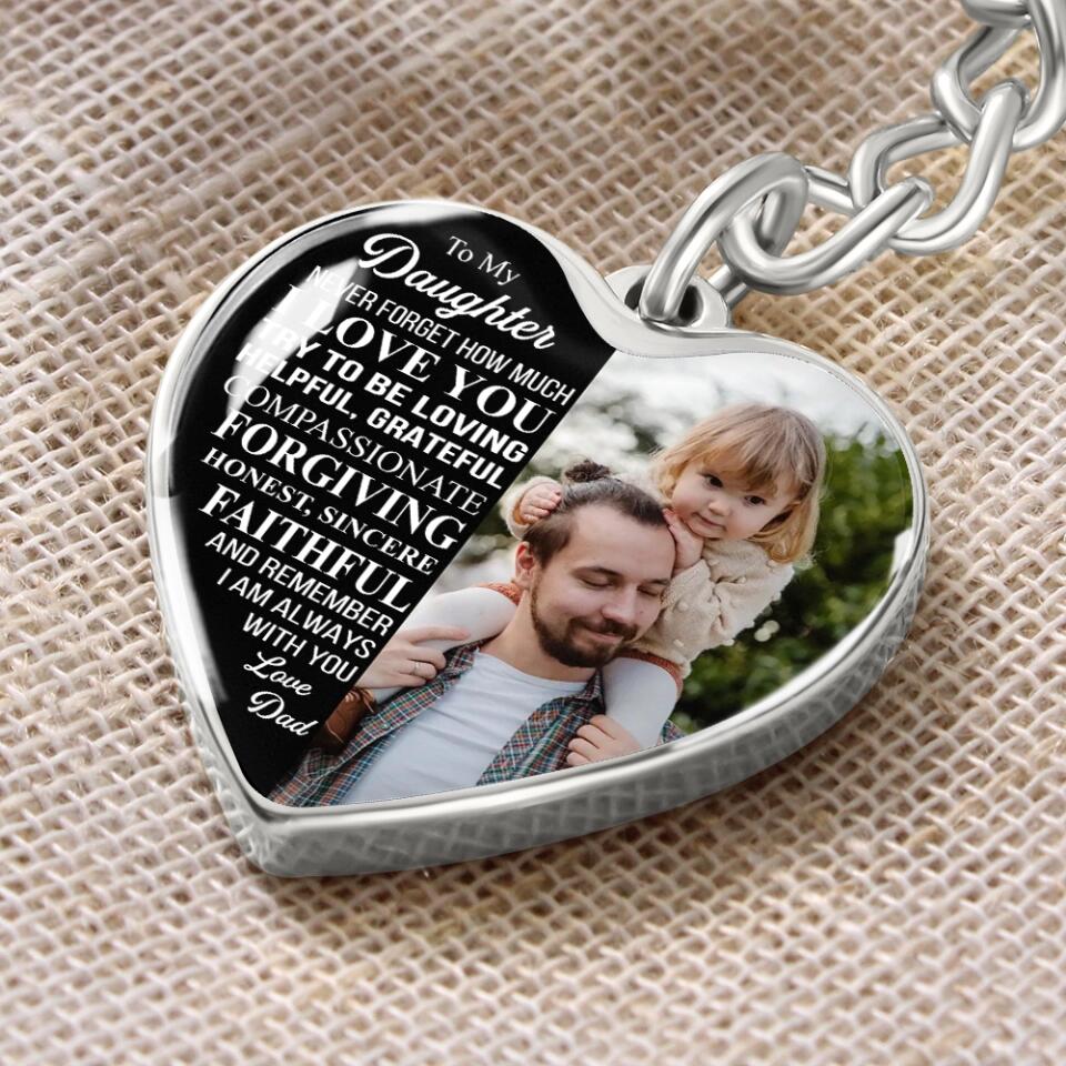 Never Forget How Much I Love You Personalized Necklace