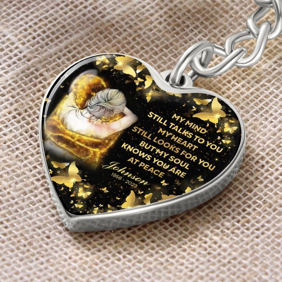 My Soul Knows You Are At Peace Personalized Necklace Memorial Gift For Family