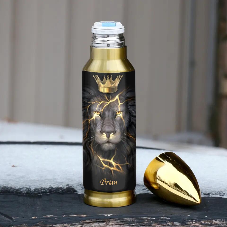 Lion King Spirit Message To My Son Custom Bullet Tumbler Birthday Gift For Son