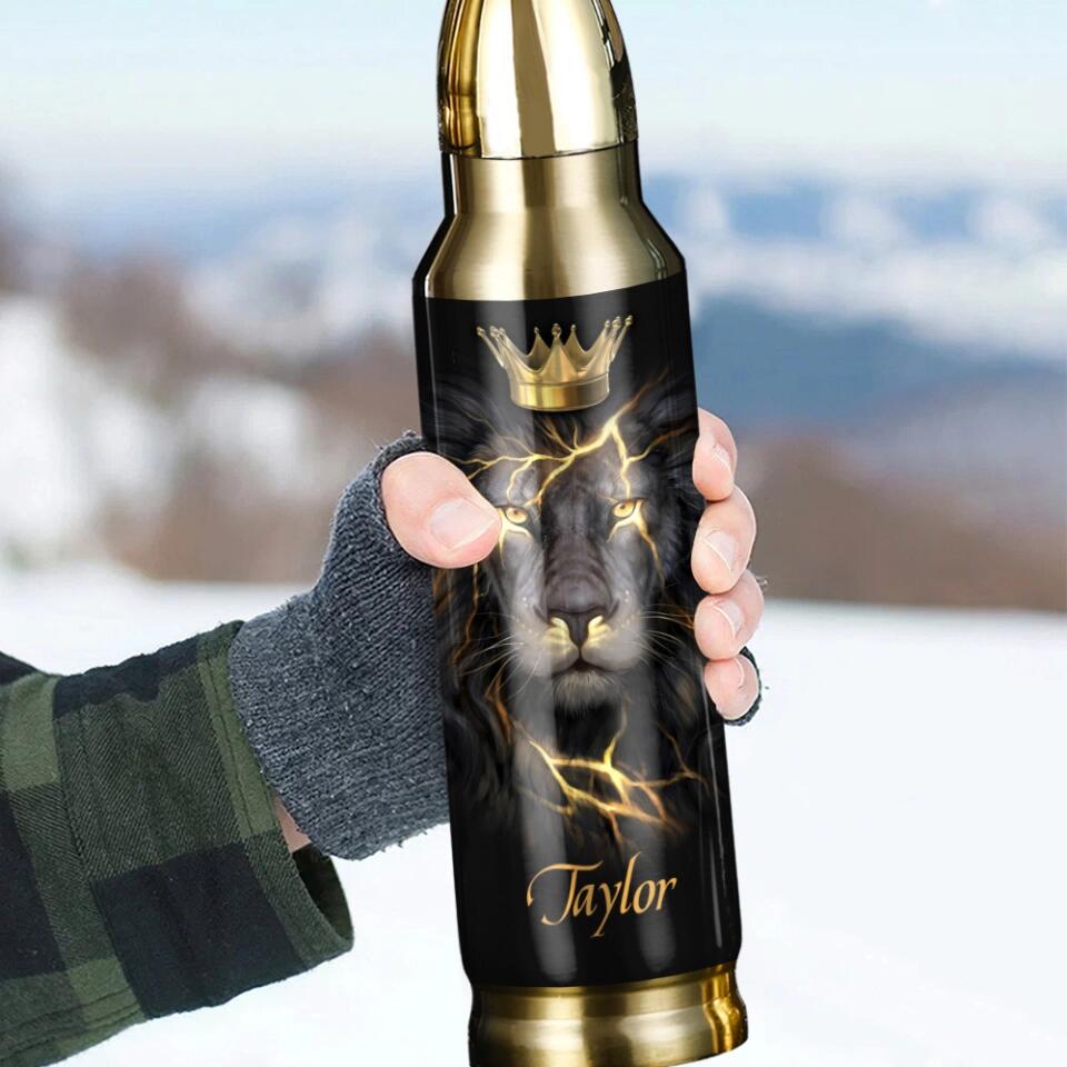 Just Go Forth and Aim For The Skies - Personalized Bullet Tumbler - Best Gift For Your Son From Dad Mom Grandparents On Birthday - 301IHPBNTU140