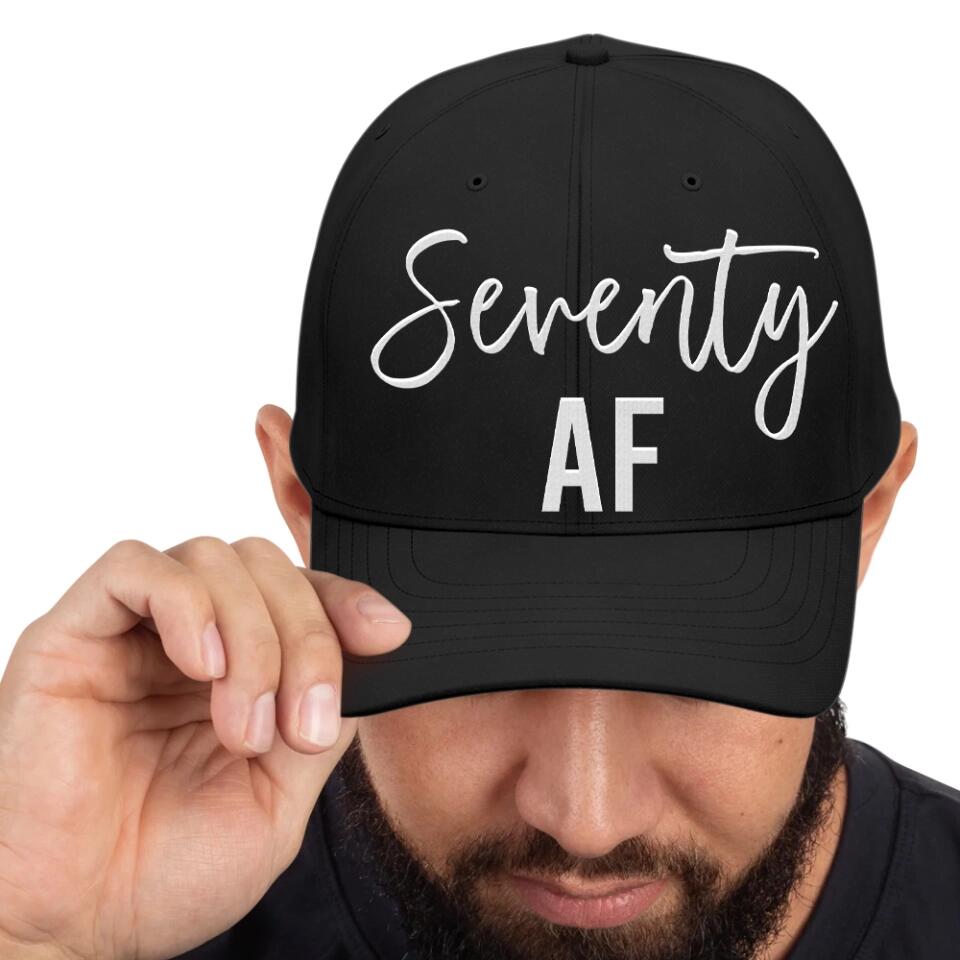 Custom Age Personalized CP80 Embroidered Twill Cap