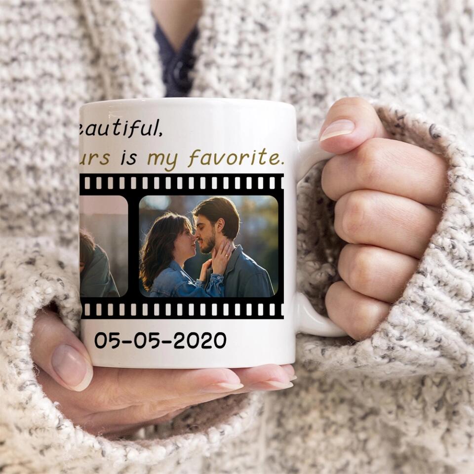 Every Love Story Is Beautiful Personalized White Mug