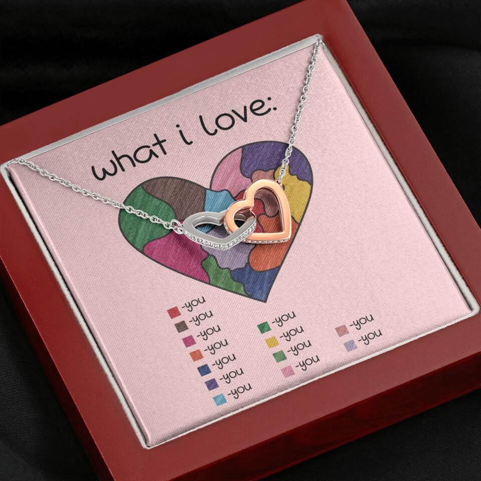 What I Love All I Love Is You Necklace
