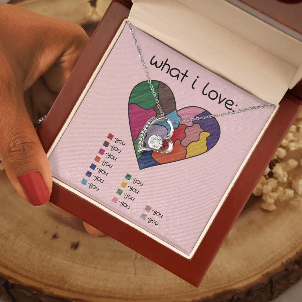 What I Love All I Love Is You Necklace