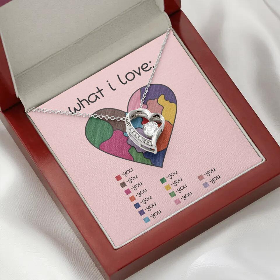 What I Love All I Love Is You Necklace