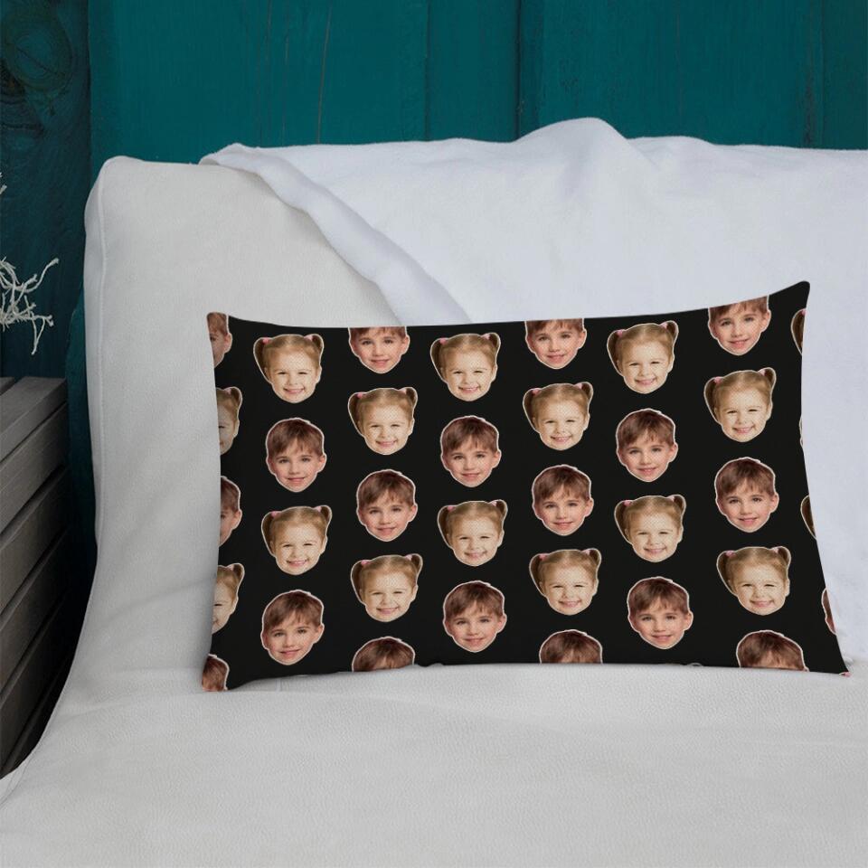 Custom Funny Face - Personalized Upload Photo Pillow - Cute Present for Kid
