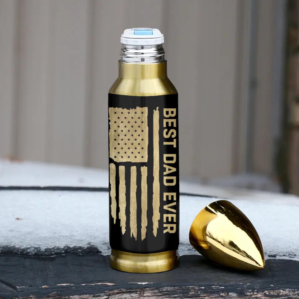 Best Dad Ever Camouflage Personalized 20oz Tumbler