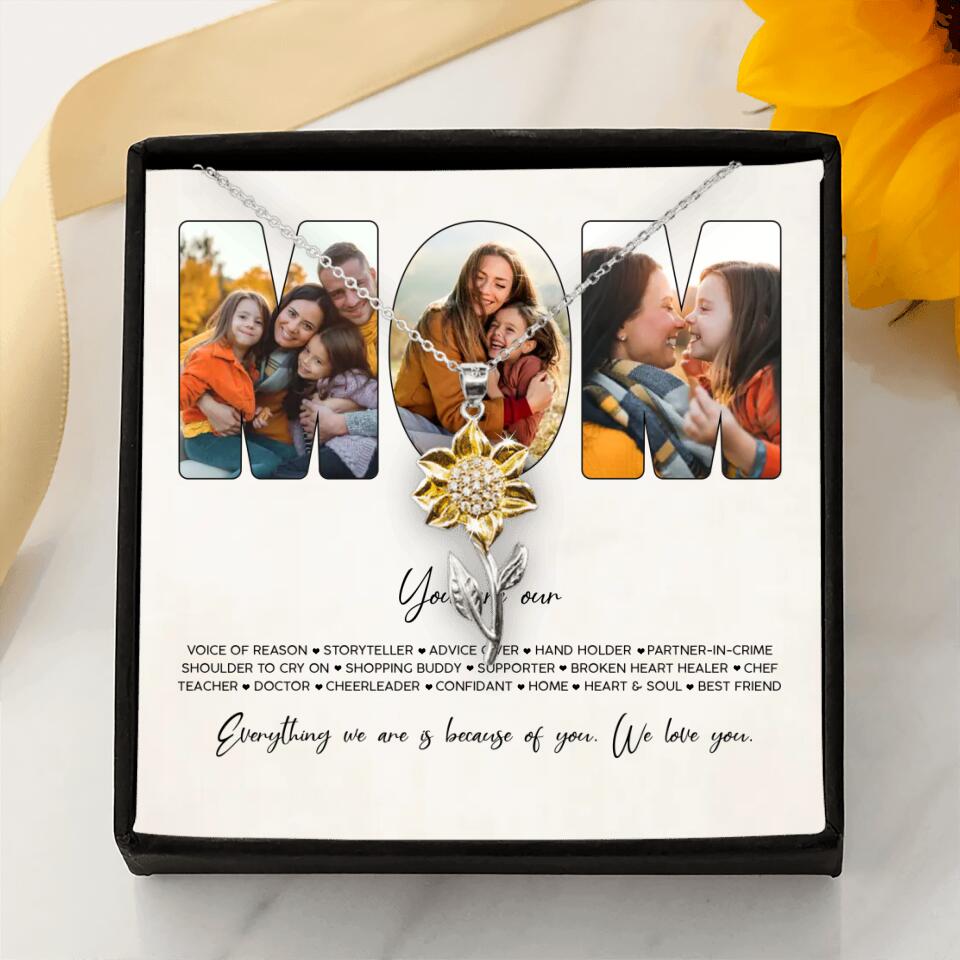 You Are Voice of Reason Storyteller Hand Holder Partner in Crime Personalized Necklace