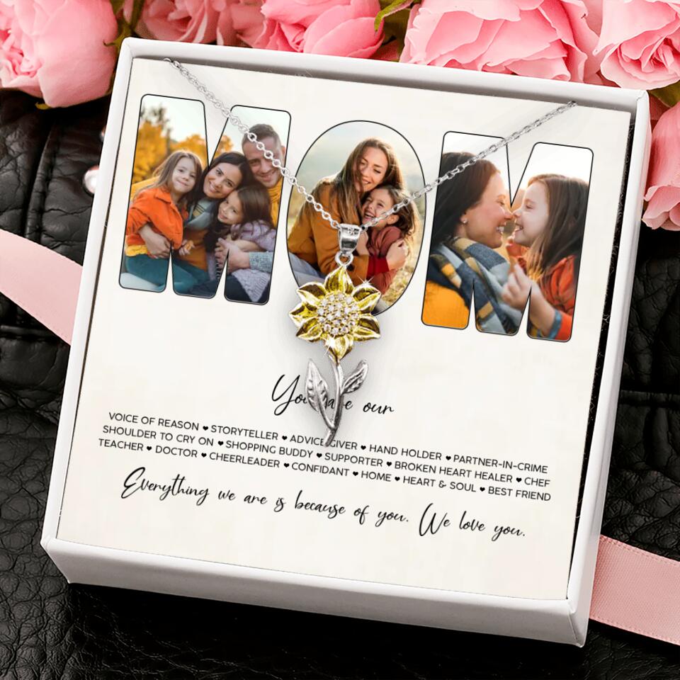 You Are Voice of Reason Storyteller Hand Holder Partner in Crime Personalized Necklace