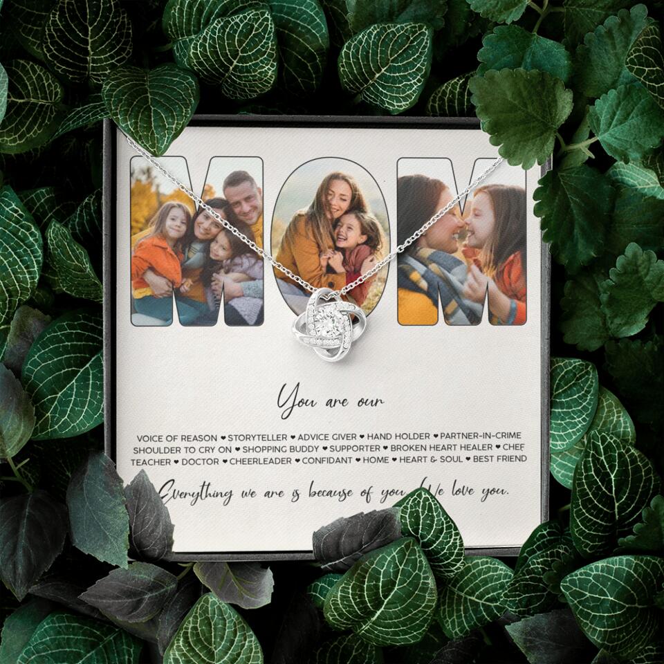 You Are Voice of Reason Storyteller Hand Holder Partner in Crime Personalized Necklace