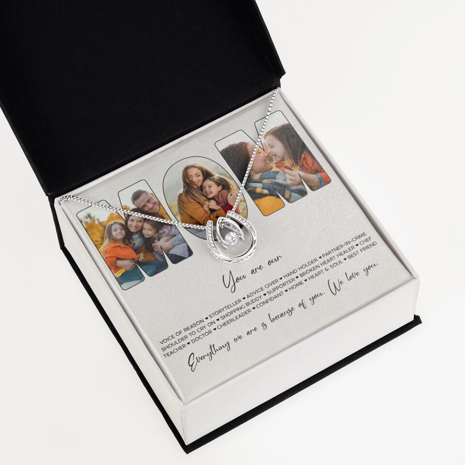 You Are Voice of Reason Storyteller Hand Holder Partner in Crime Personalized Necklace