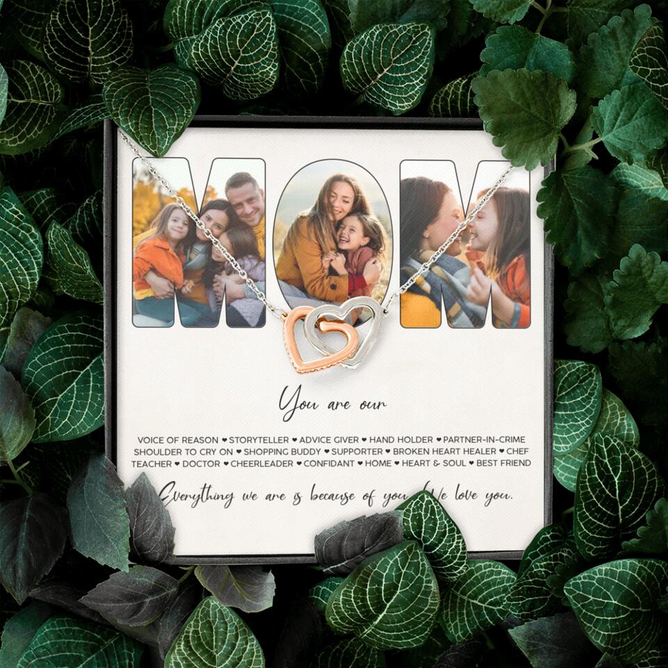 You Are Voice of Reason Storyteller Hand Holder Partner in Crime Personalized Necklace