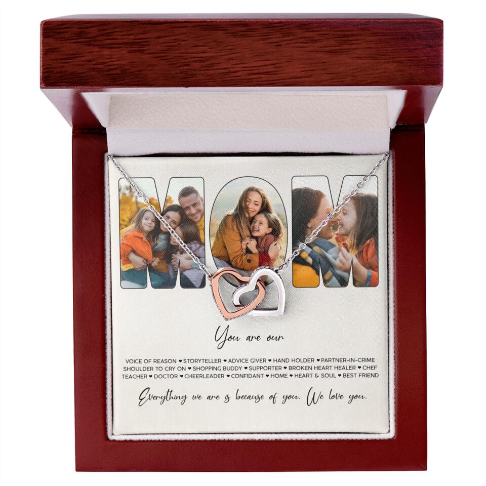 You Are Voice of Reason Storyteller Hand Holder Partner in Crime Personalized Necklace