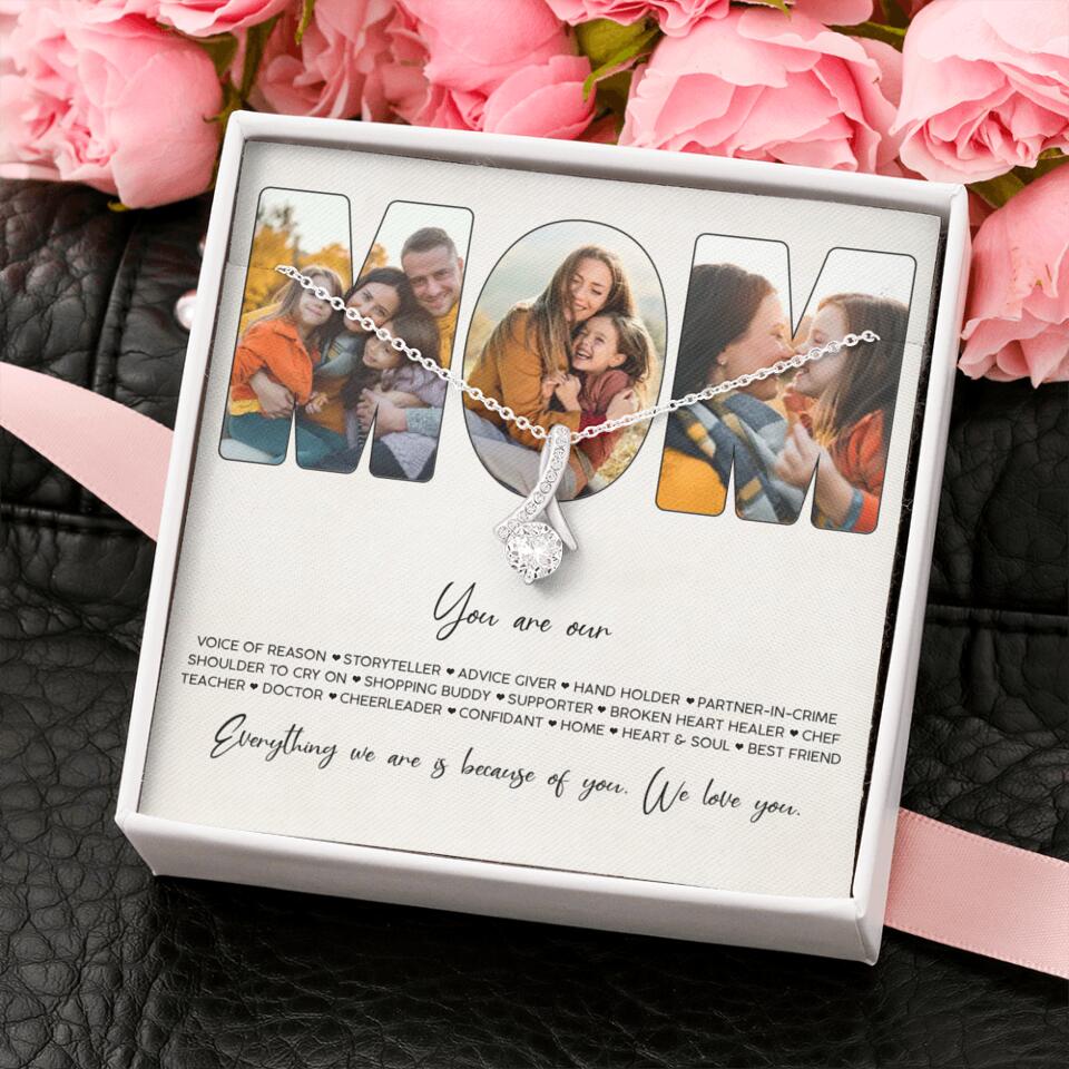 You Are Voice of Reason Storyteller Hand Holder Partner in Crime Personalized Necklace