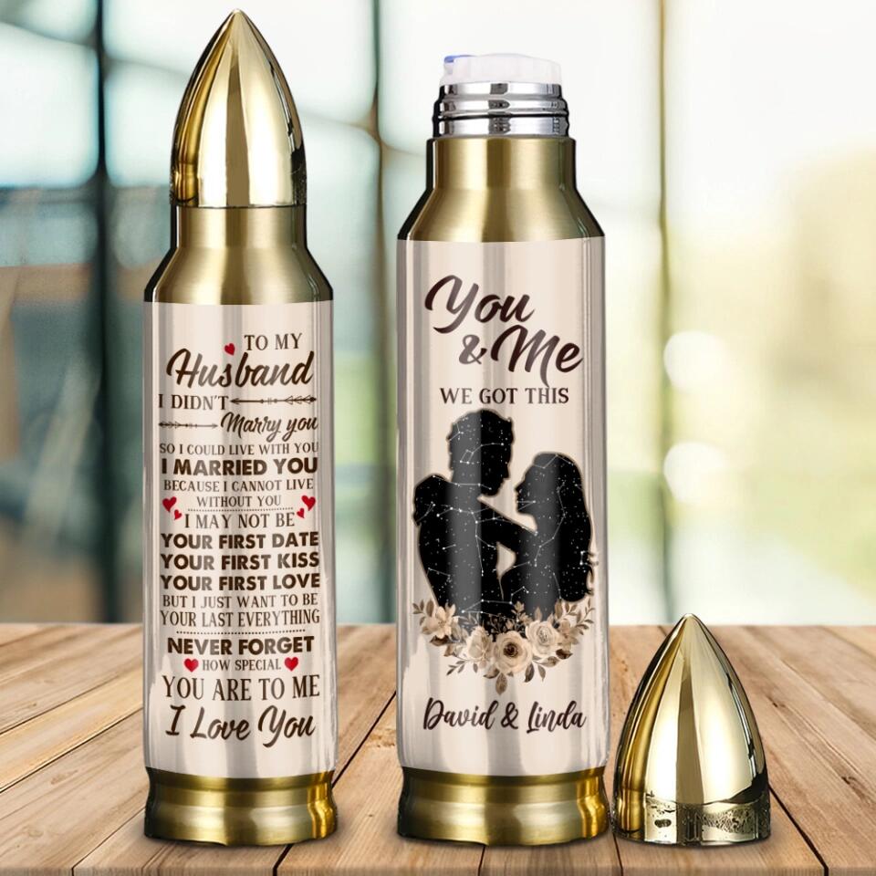 To My Husband Never Forget How Special You Are To Me - Custom Star Map and Name Bullet Tumbler