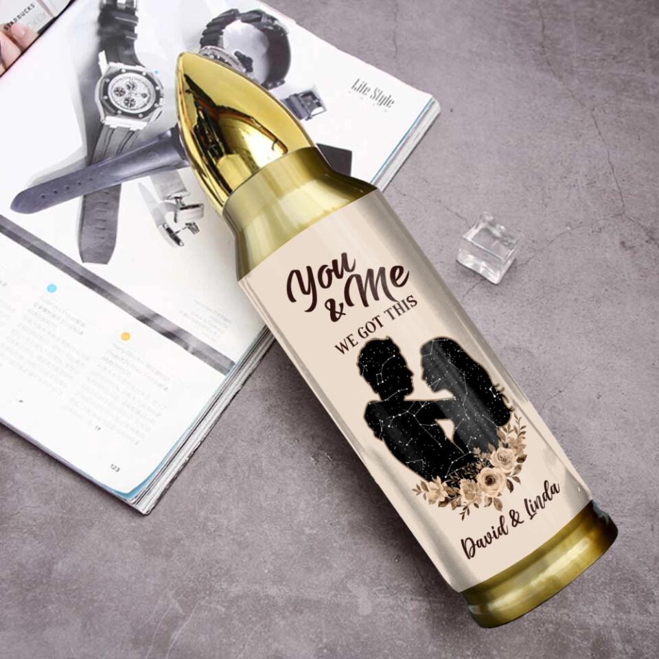 To My Husband Never Forget How Special You Are To Me - Custom Star Map and Name Bullet Tumbler