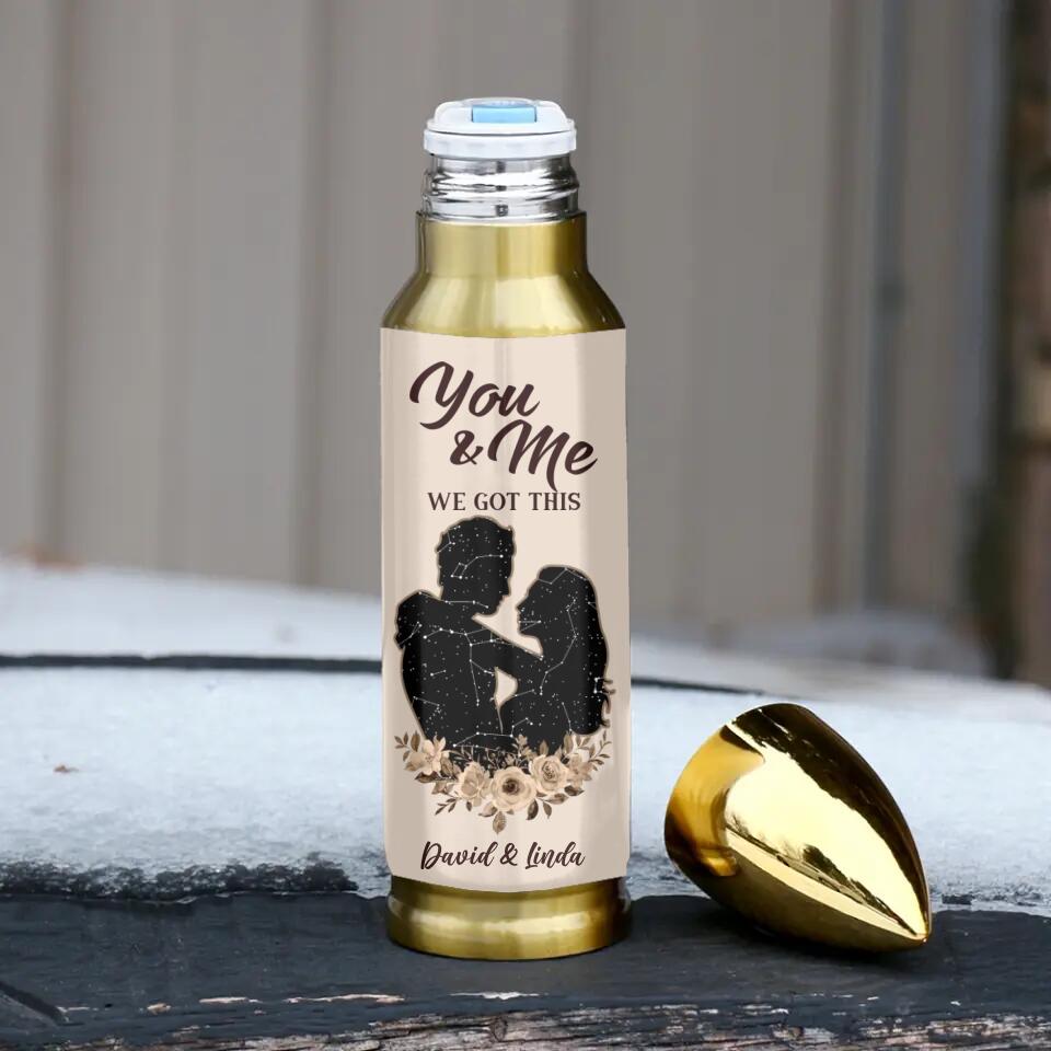 To My Husband Never Forget How Special You Are To Me - Custom Star Map and Name Bullet Tumbler