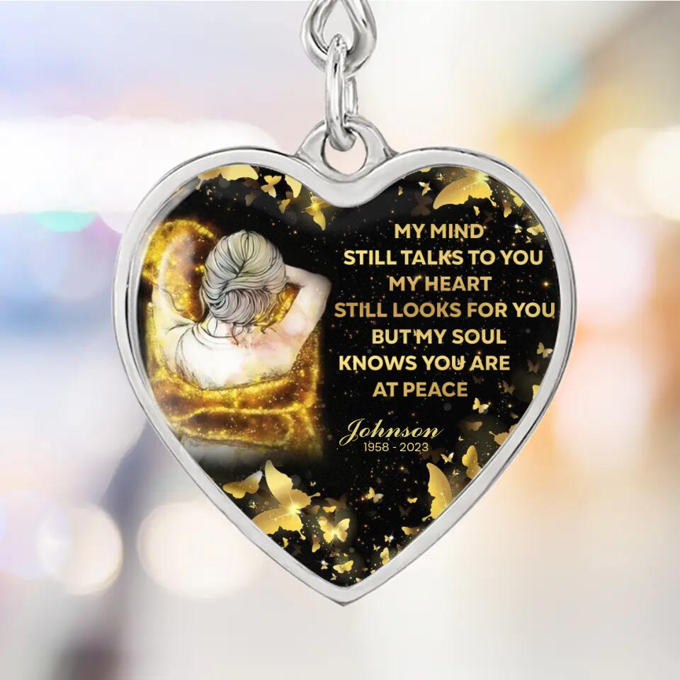 My Soul Knows You Are At Peace Personalized Necklace Memorial Gift For Family