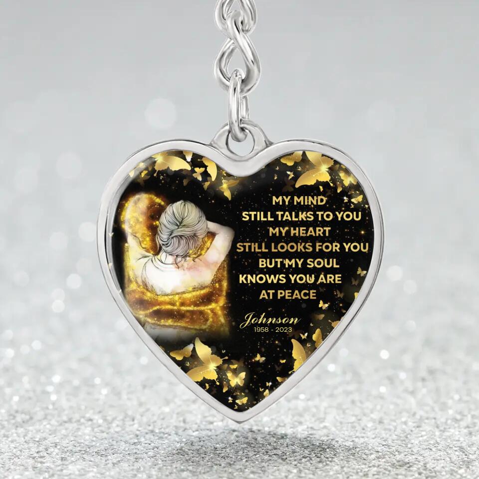 My Soul Knows You Are At Peace Personalized Necklace Memorial Gift For Family