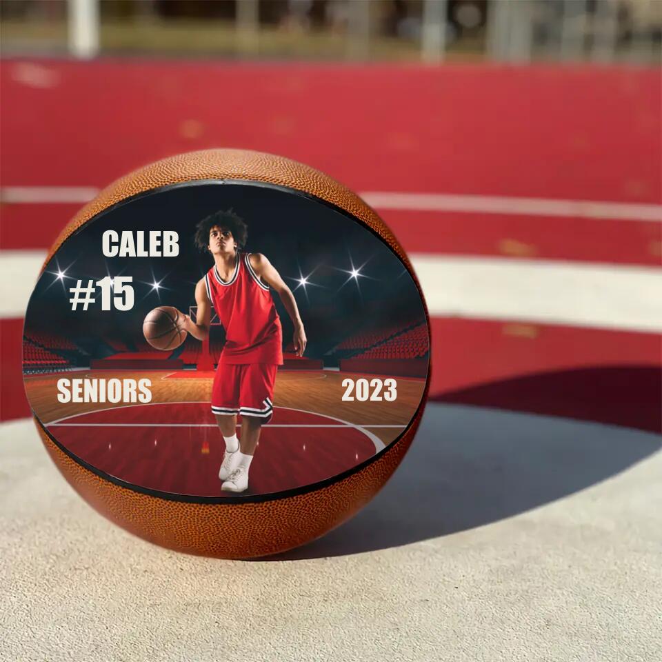 Personalized Basketball Player's Infor Custom Basketball Birthday Gift For Sport Lovers